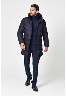 Утепленная куртка с отделкой мехом кролика Urban Fashion for men