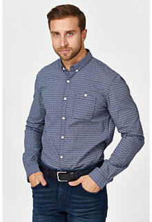 Рубашка с мелким принтом Tom Tailor