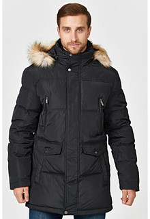 Утепленная куртка с отделкой экомехом Urban Fashion for men