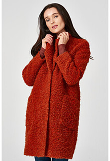 Фактурное пальто Снежная Королева