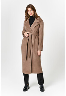 Полушерстяное пальто с поясом Снежная Королева