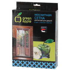 Сетка магнитная на дверь 2шт 210x50см Green Apple
