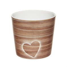 Кашпо Scheurich 870 timber heart 11 см