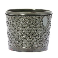 Горшок цветочный brooklyn серый 21см Riverdale