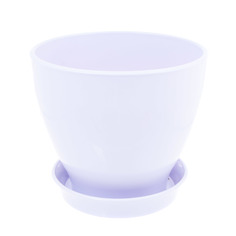 Горшок с поддоном глянцевый 25см Элитная керамика Ксения