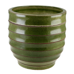 Кашпо Santos frisos 25см dark green