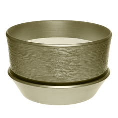 Горшок с поддоном керамический для цветов Керам бокарнейница оливка d 32см.