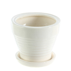 Горшок для цветов Элитная керамика №24 белый d14.5см
