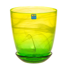 Горшок с поддоном Нзсс жел.зел.d15.5 органза