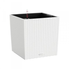 Кашпо trend cube 30см белое с автополивом (15376) Lechuza