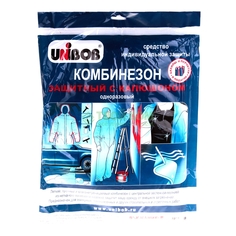 Комбинезон Unibob защитный с капюшоном белый XL