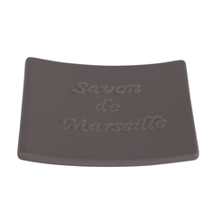 Мыльница фарфоровая серая Spirella Savon De Marseille