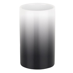 Стакан фарфоровый чёрный Spirella Tube Gradient