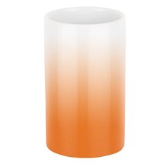Стакан фарфоровый оранжевый Spirella Tube Gradient