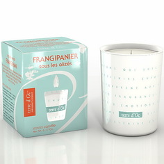 Свеча terre dOc ароматическая в стекле Дыхание франжипани FRA-1-MI