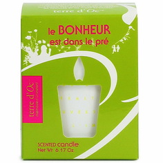 Свеча terre dOc ароматическая в стекле Счастье где-то рядом BON-1-MI