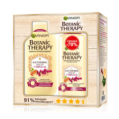 Подарочный набор Garnier Botanic Therapy Касторовое масло и миндаль