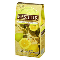 Чай черный фруктовый Basilur Лимон и лайм 100 г