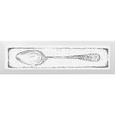 Декор Kerama Marazzi Ложка чёрный 8,5x28,5 см