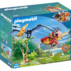 Конструктор Playmobil Вертолет для приключений с птеродактилем