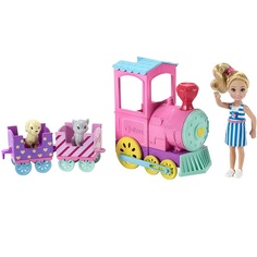 Игровой набор Mattel Паровозик с куклой Челси. Barbie
