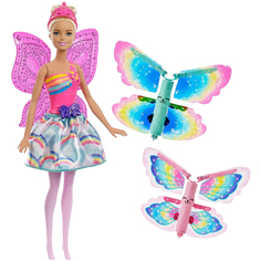 Кукла Mattel Barbie Dreamtopia с летающими крыльями FRB08