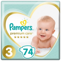 Подгузники Pampers Premium Care midi 6-10 кг 74 шт