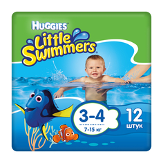 Трусики-подгузники для плавания Huggies Little Swimmers 3-4 (7-15 кг) 12 шт
