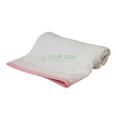 Полотенце Maisonette Swirl 70x140 см White-Pink