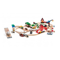 Набор игровой Brio Супер-Делюкс Город 106 деталей