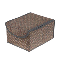 Коробка для хранения Casy home с крышкой синий 21х26х15 см