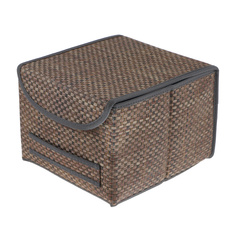 Коробка для хранения Casy home с крышкой синий 25х27х20 см