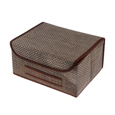 Коробка для хранения Casy home с крышкой синий 35х28х18 см