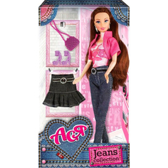 Кукла ToysLab Ася Джинсовая коллекция брюнетка 28 см