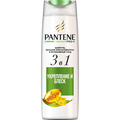 Шампунь и бальзам-ополаскиватель Pantene Pro-V 3 в 1 Слияние с природой Укрепление и блеск 360 мл