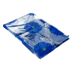Скатерть Gemitex кристал blue flowers 140x140
