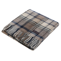 Плед Areain / fashion bed scot 130x180 серая клетка