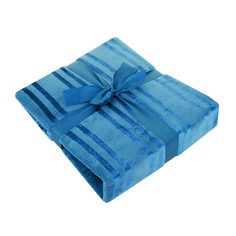 Плед элегант синий 180х200 Hongda 615212