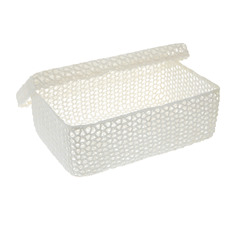 Корзина для хранения Bizzotto home crochet white M