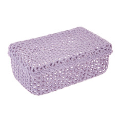 Коробка для хранения Bizzotto deco uncinetto lilla s 380191