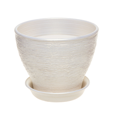 Горшок для цветов Керам Ксения белый 27 см