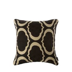 Подушка декор leeds черная 45х45см Riverdale