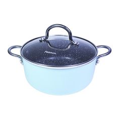 Кастрюля Fissman mini chef 18x8 см 1,8л аквамар
