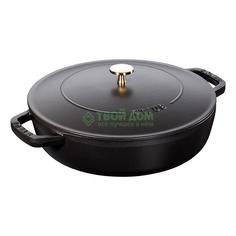 Сотейник Staub 28 см черный (12612825)