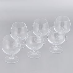 Набор рюмок для коньяка 250мл 6шт роза Bohemia- Пром (40707/250S)