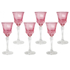 Набор бокалов для ликера 6х0.075л адажио розовая Same