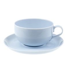 Чашка чайная с блюдцем 340мл выбор Portmeirion/портмейрион (голубая)