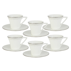 Набор кофейный Narumi Бриз 12 предметов 6 персон Наруми