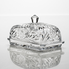 Маслёнка Crystalite Bohemia Африканская роза 17 см