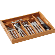 Подставка для столовых приборов Kesper 38х32х4 см, дерево